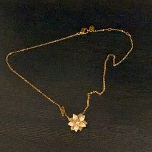 Swarovski crystal flower necklace